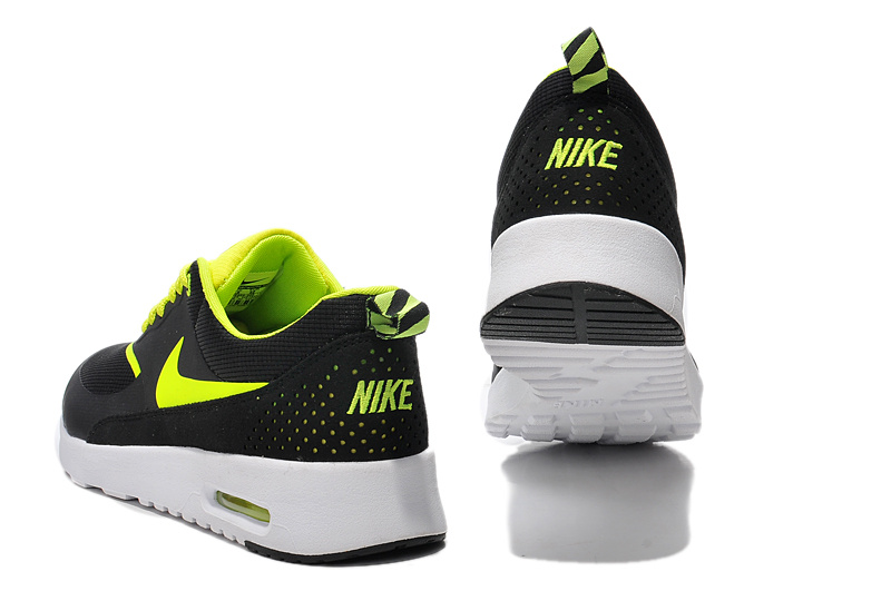 nouveau nike air max 87 90 hommes chaussures noir blanc vert (2)